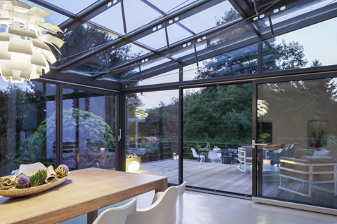 Cardiff aluminium conservatory glazing